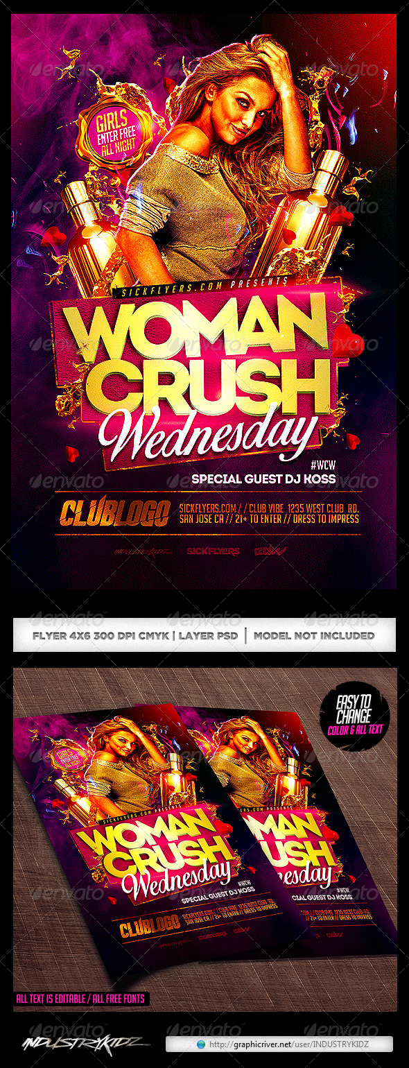 Wcw Women Crush Wednesday Logo