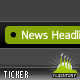 Horizontal News Ticker 03 Horizontal News Ticker 03