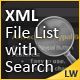 XML File List with Search - FlashDen Item for Sale