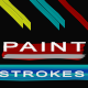 4 Paint Stroke Elements