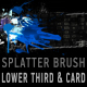 Splatter grunge - Logo opener AE project - 5
