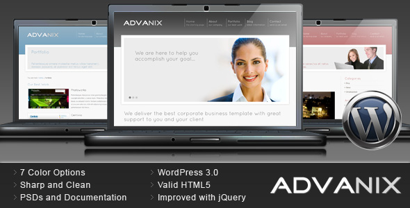 Advanix - Corporate Business WordPress Theme