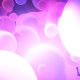 Violet colored dots and light loop