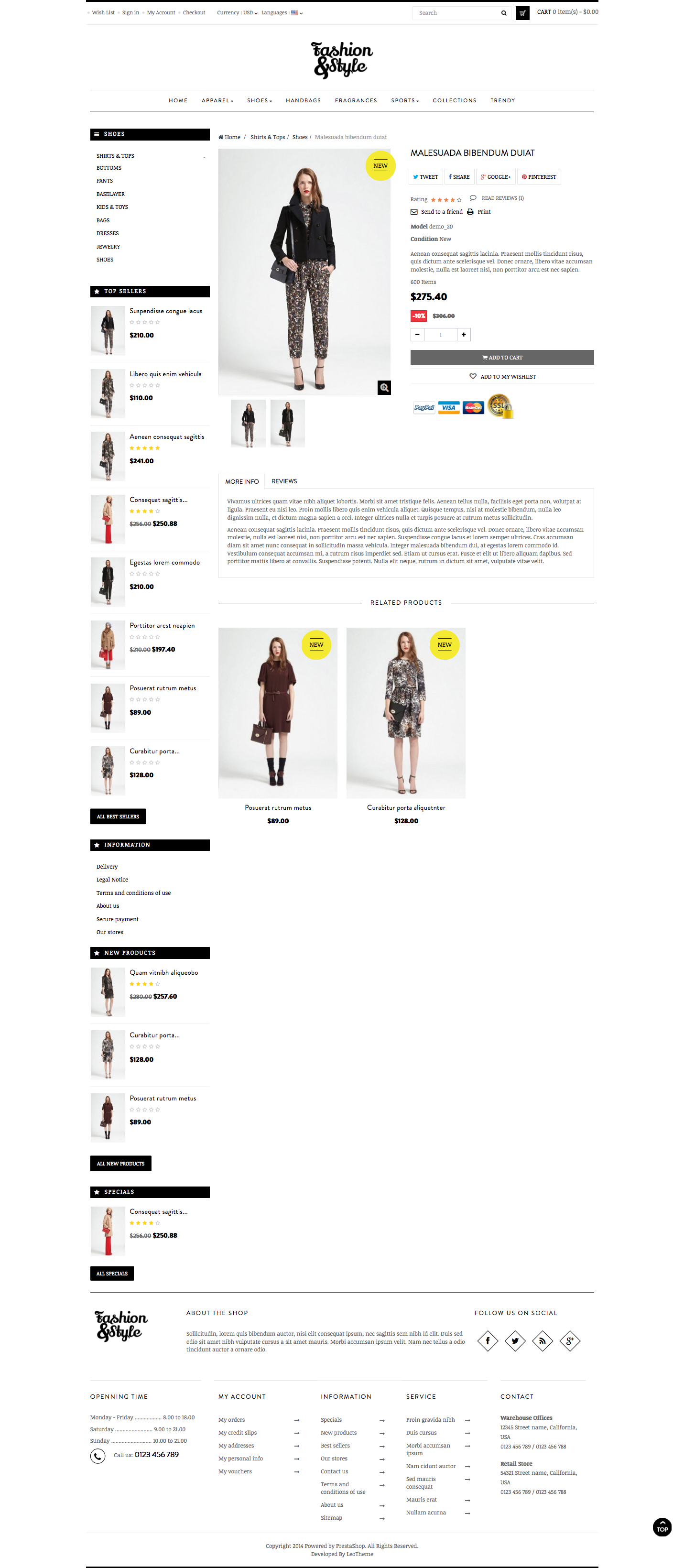 Leo fashion prestashop theme Leo fashion prestashop theme