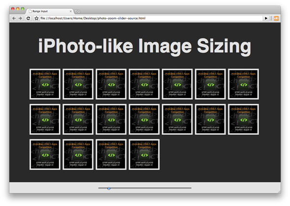 How to Create a Slider to Zoom Photos