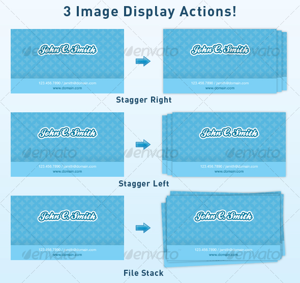 Image Stack / Display Actions | From : graphicriver net Image Stack / Display Actions | From : graphicriver net