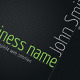 Stylish Black Business Card