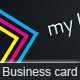 CMYK Black Business Card