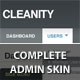 Cleanity Complete Admin / CMS Skin  - 5