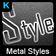 5 metal-Pressed Styles - GraphicRiver Item for Sale