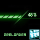 Glowing bar + haze preloader