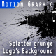 Splatter grunge - Logo opener AE project - 4
