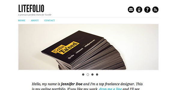 portfolio themes tumblr