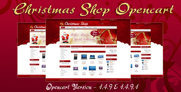Christmas Shop Opencart Template - Rip