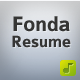 Fonda Resume - ThemeForest Item for Sale