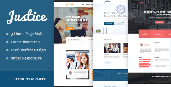 Themeforest Html Templates justice business html template by template path themeforest