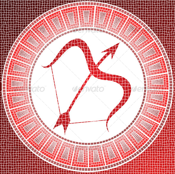 Sagittarius zodiac sign - GraphicRiver Item for Sale