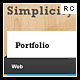 Simplicity - One-Page Portfolio