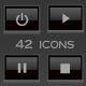 42 Audio/Video Icons