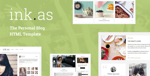 Download Inkas - The Personal Blog HTML Template  HTML Template