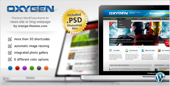 ThemeForest - Oxygen - Premium Portfolio, Business HTML Version (All Colours) - Rip