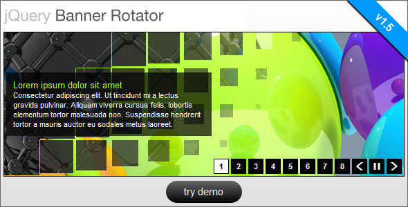 CodeCanyon jQuery Banner Rotator / Slideshow - Rip 109046 Src