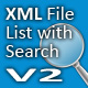 XML File List with Search V2 - FlashDen Item for Sale