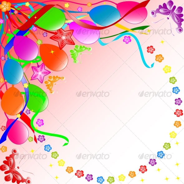 Happy Birthday background. by trinochka. Vector art in Adobe illustrator EPS 