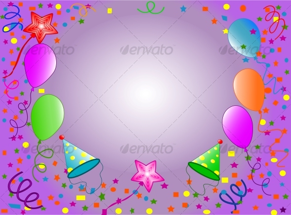 birthday balloons background. Colorful irthday balloons
