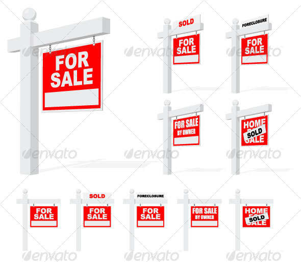 real estate sign. Real Estate Signs