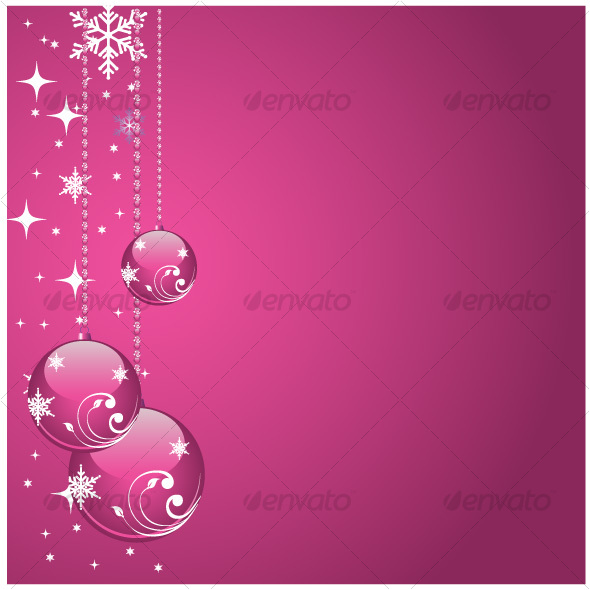 pink christmas background