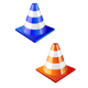 Traffic cone in two colors - 199