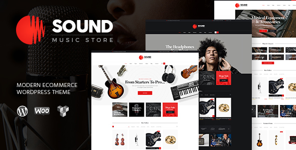 Sound | Musical Instruments Online Store by ThemeREX | ThemeForest