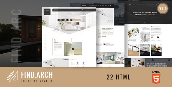Architecture Design Template find.arc - interior design, architecture - html5 template Architecture Design Template find.arc - interior design, architecture - html5 template