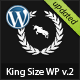 King Size - fullscreen background WordPress theme