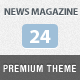 News Magazine 24 - ThemeForest Item for Sale