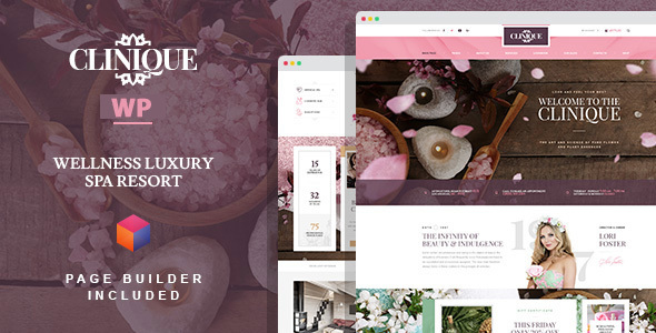 Clinique - Wellness Luxury Spa Resort WordPress Theme with Builder