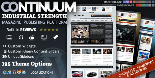 Continuum - Magazine Wordpress Theme - ThemeForest Item for Sale