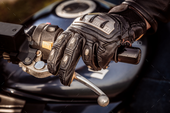 Motorcycle Racing Gloves Stock Photo by cookelma | PhotoDune