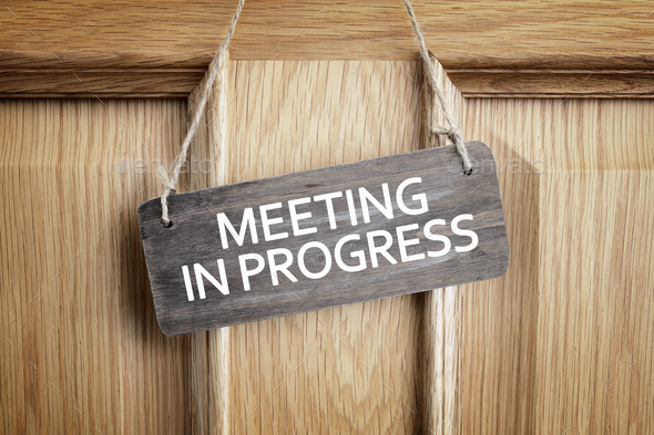 meeting in progress sign on office door stock photo by brianajackson meeting in progress sign for doors