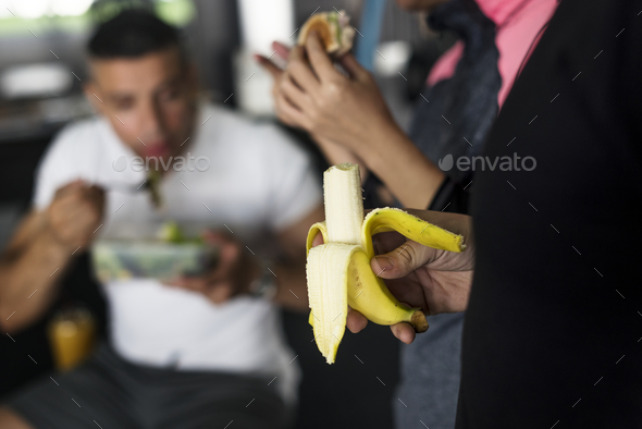 People eating healthy food Stock Photo by Rawpixel | PhotoDune