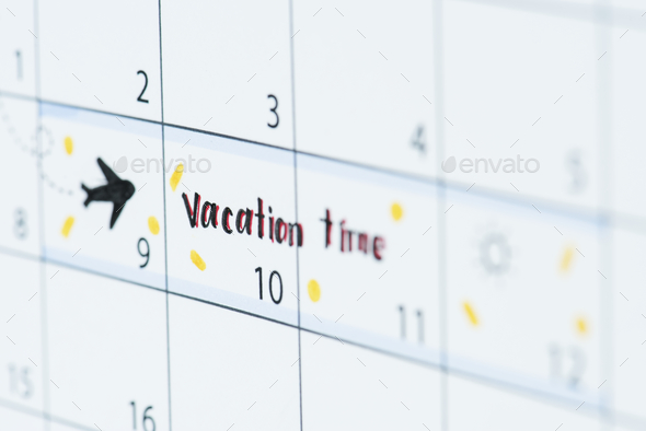 Vacation calendar reminder Stock Photo by Rawpixel | PhotoDune