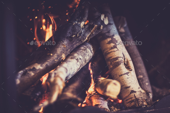 Fireplace Stock Photo by Anna_Om | PhotoDune