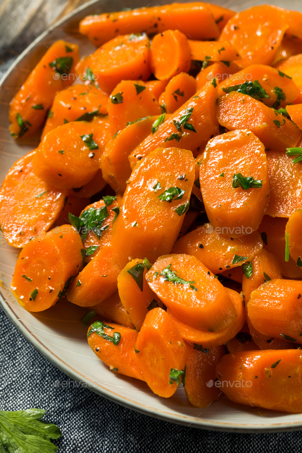 Savory Homemade Sauteed Carrots Stock Photo by bhofack2 | PhotoDune
