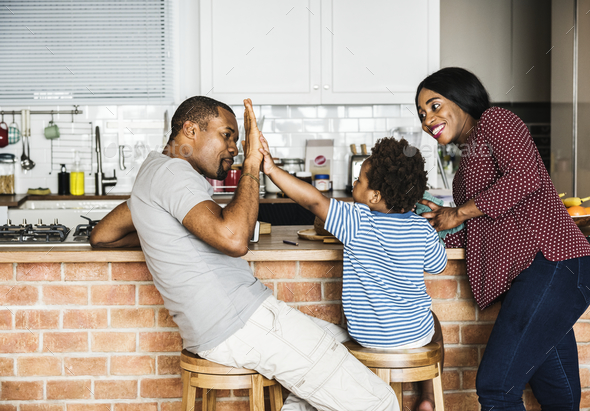 Black family spending time together Stock Photo by Rawpixel | PhotoDune