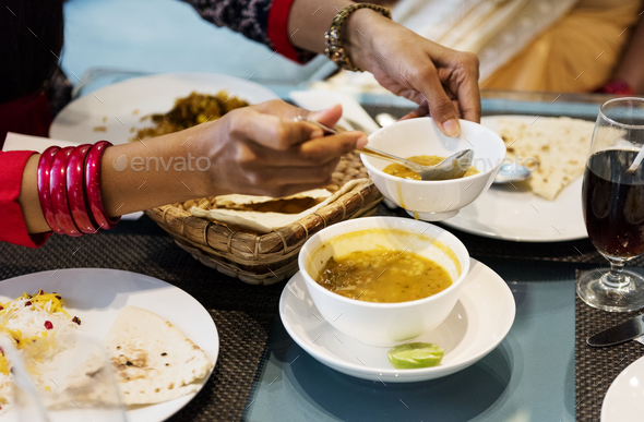 Family having Indian food Stock Photo by Rawpixel | PhotoDune