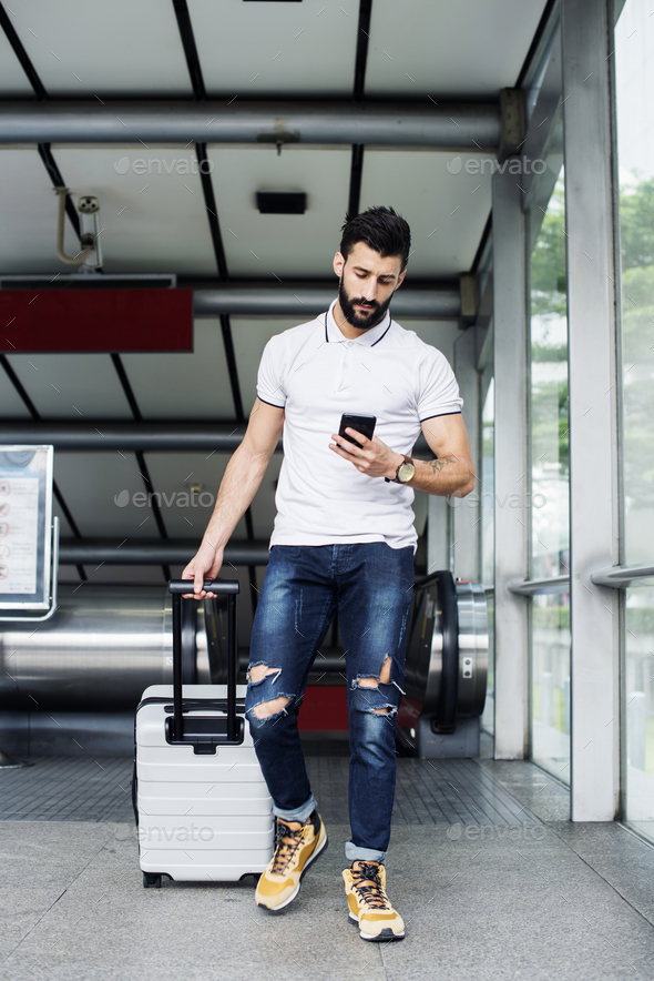 White Man Carrying Luggage Stock Photo By Rawpixel PhotoDune Stock