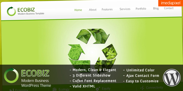 ECOBIZ - Modern Business WordPress Theme