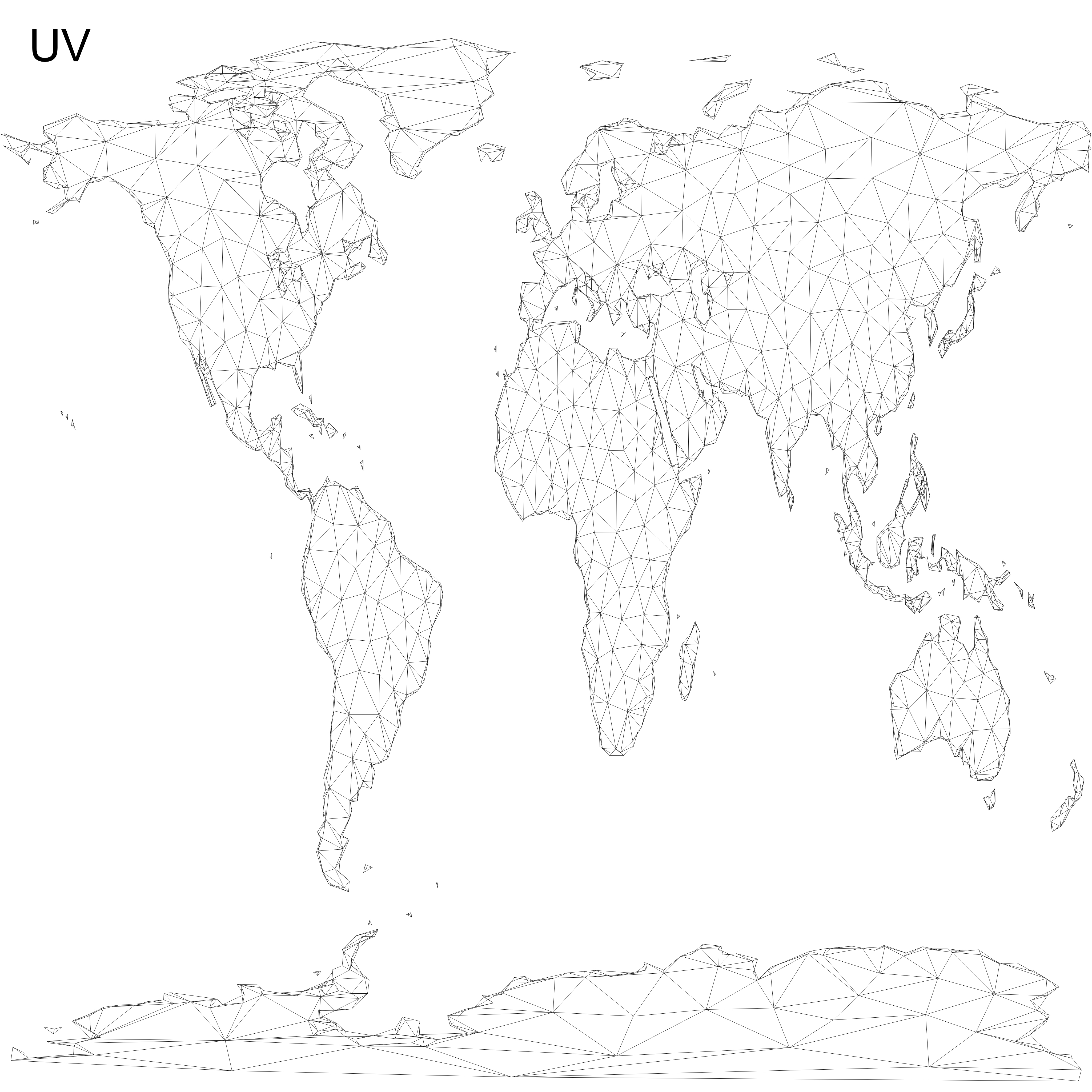 Earth Low Poly Simple Design Cartoon By GeoGo 3DOcean