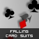 Falling Card Suits